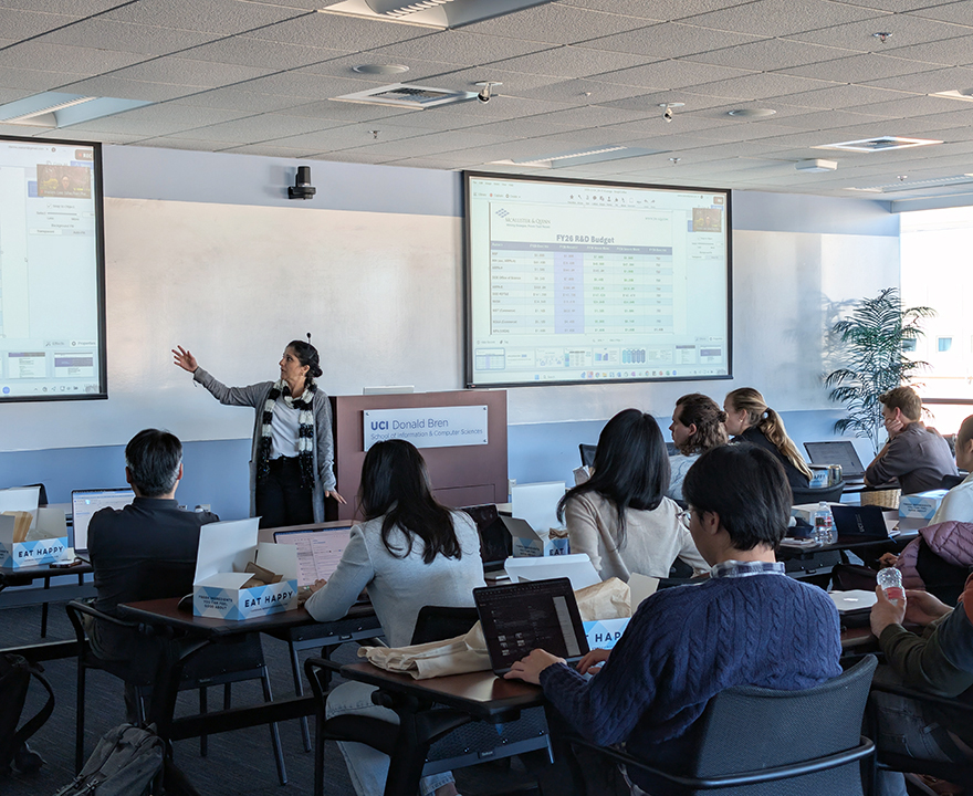 NSF CAREER Institute workshop participants at UC Irvine