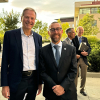 Henry Samueli (left) and Dean Magnus Egerstedt