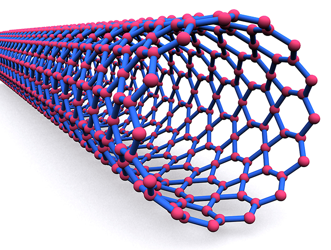 Burke and Li were able to measure the almost-immeasurably small signal of a single carbon nanotube by designing a device that isolates the signal by diverting background noise. (photo credit: NASA)