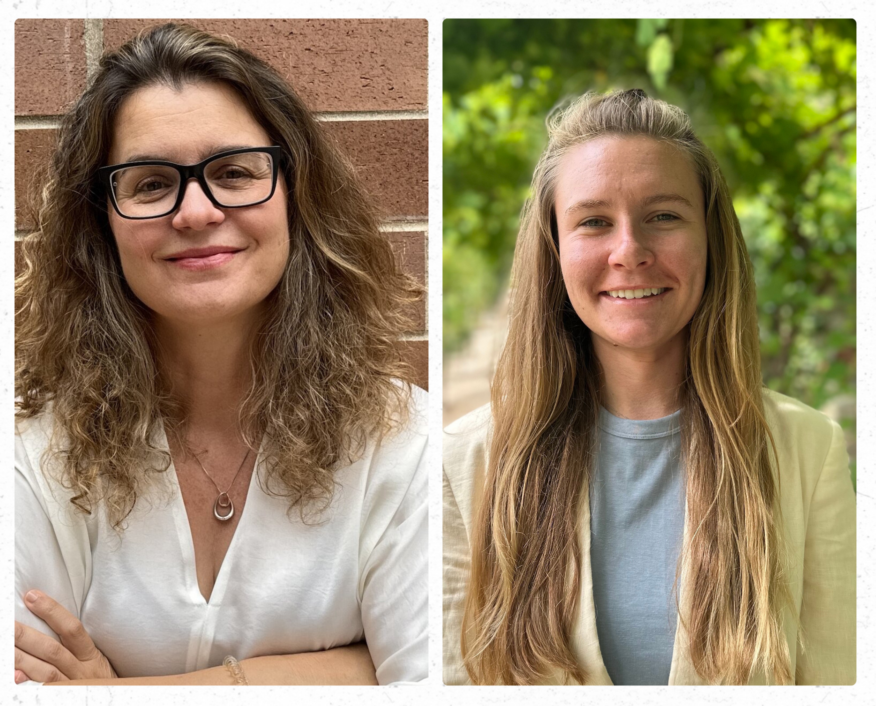  Athina Markopoulou (left) and Liz Izhikevich