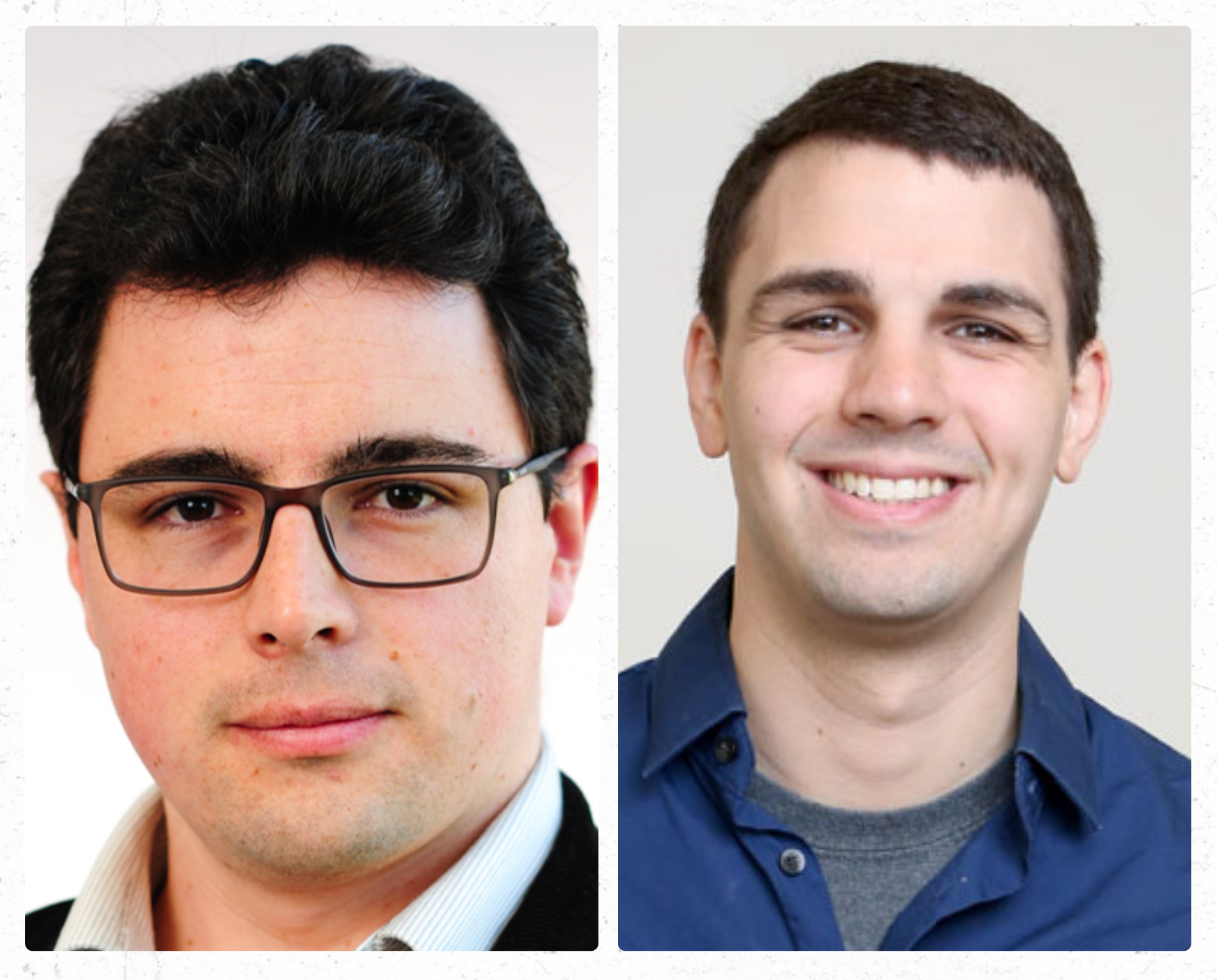 Camilo Velez Cuervo (left) and Tyler Clites