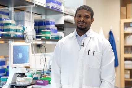 Quinton Smith at his UCI lab