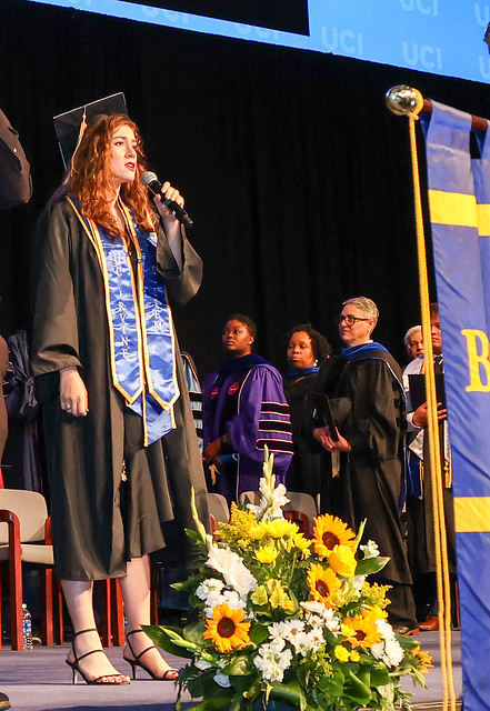 Samantha Hixon graduated with a major in mechanical engineering and two minors: one in biomedical engineering and one in theater.