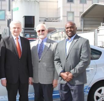 From left: Hans Peter Manz, Wendell Brase, Gregory Washington