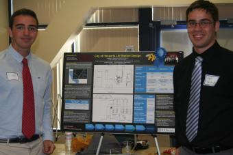 These students designed a wastewater pump station for a residential area.