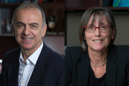 Professors Kyriacos A. Athanasiou and Efi Foufoula-Georgiou