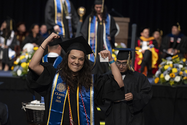 The Samueli School of Engineering awarded approximately 113 doctorates, 275 master’s degrees and 827 bachelor’s degrees at its commencement ceremony on June 16, 2024. Steve Zylius