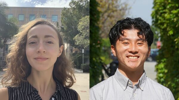 UCI Ph.D. students Sofia Pilar Brown and Jared Ura